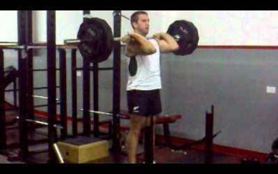 Entrenamiento de potencia: Cargadas de potencia colgantes con 120k