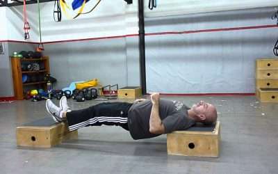 Entrenamiento de Core: Puente de cadera unilateral con activación de psoas contralateral