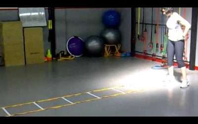 Entrenamiento intermitente: escalera coordinativa 10¨x10¨, Liliana, 52 años